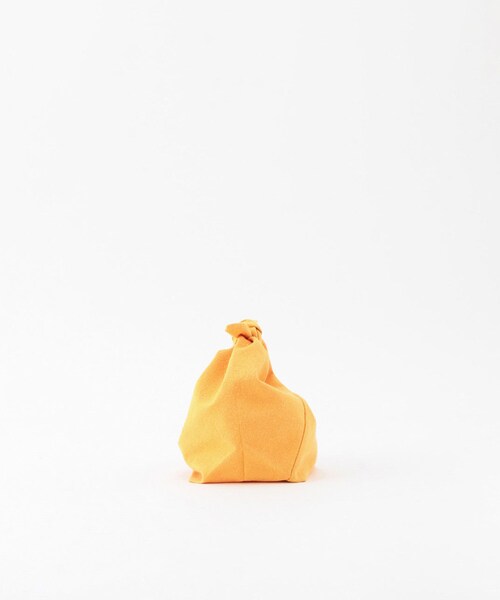 ROPE'（ロペ）の「【Silk Noil】Tie Bag Mini（ハンドバッグ・レディース・ベージュ/パープル/オレンジ系・F）」の9枚目の写真