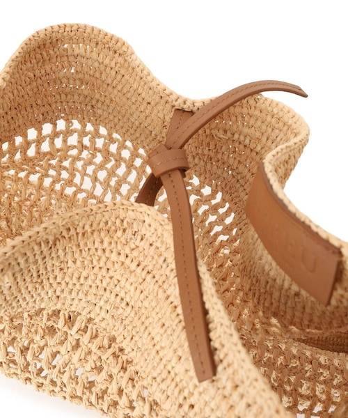 ADAM ET ROPE'(アダムエロペ)の「【HEREU(ヘリュー)】CADOR RAFFIA MESH(ショルダーバッグ・レディース・ベージュ・F)」の6枚目の写真