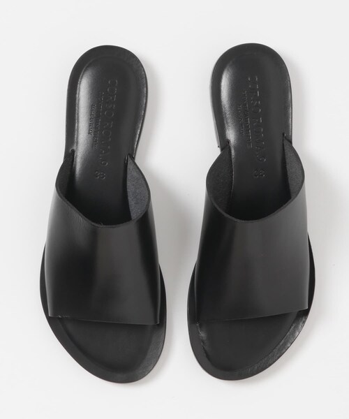 かぐれ（カグレ）の「CORSO ROMA, 9　SLIDE SANDAL（サンダル・レディース・NERO・36/37/38）」の4枚目の写真