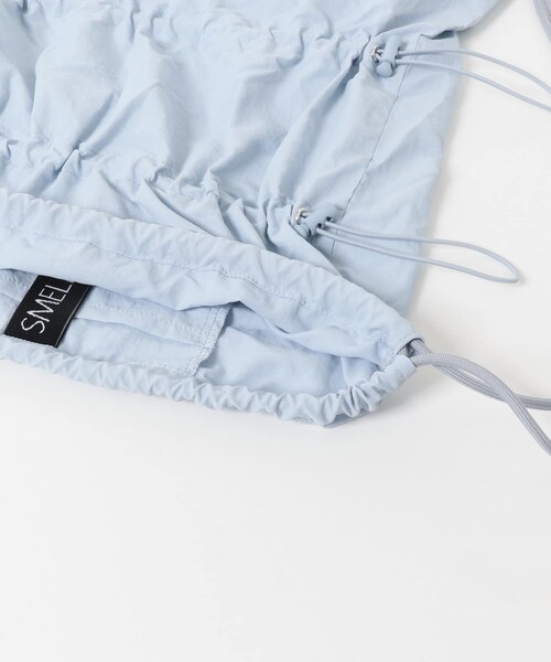 SMELLY（スメリー）の「ドロストギャザーナップサック（バックパック/リュック・レディース・L.BLU/BLK・-）」の21枚目の写真