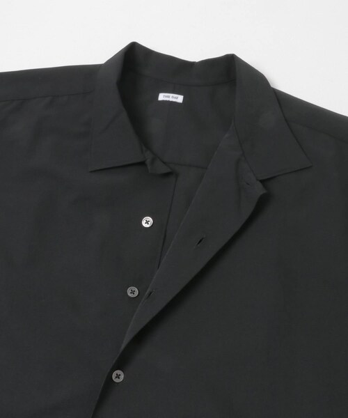 URBAN RESEARCH(アーバンリサーチ)の「THE DAY QUICK DRY STRETCH OPEN COLLAR SHIRT(シャツ/ブラウス・メンズ・WHITE/BLACK・2/3)」の8枚目の写真