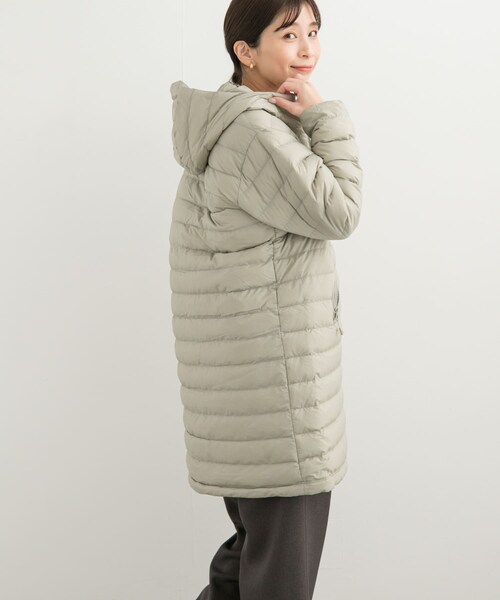 URBAN RESEARCH DOORS（アーバンリサーチドアーズ）の「DANTON　MIDDLE DOWN HOODED COAT（その他アウター・レディース・M.GREY/BLACK/GREIGE・S）」の21枚目の写真