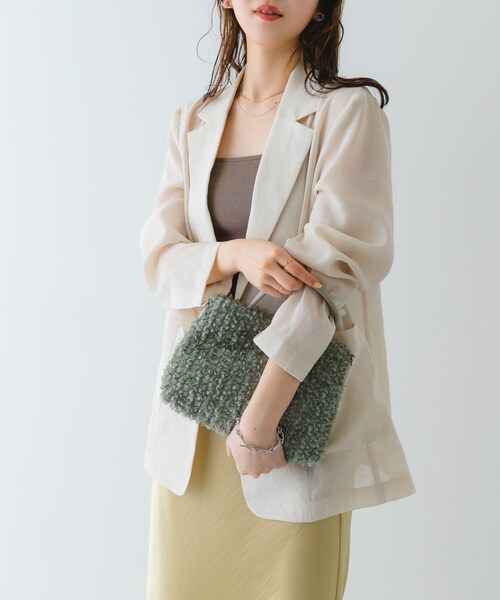 RODE SKO（ロデスコ）の「フラワーレースバッグ（ショルダーバッグ・レディース・GRAY/MINT/PINK・one）」の9枚目の写真