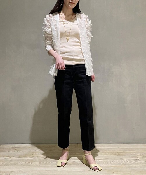 ADAM ET ROPE'（アダムエロペ）の「【Hanes for BIOTOP】2Pリブタンクトップ（タンクトップ・レディース・ベージュ・M）」の6枚目の写真