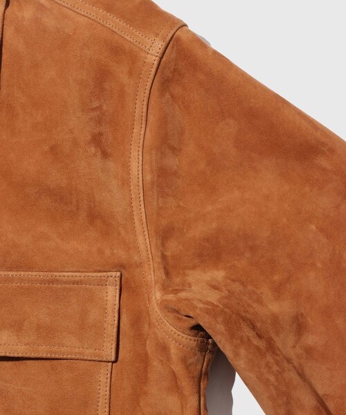 ADAM ET ROPE'(アダムエロペ)の「SUEDE BLOUSON(ブルゾン・メンズ・キャメル・L/M/S)」の13枚目の写真