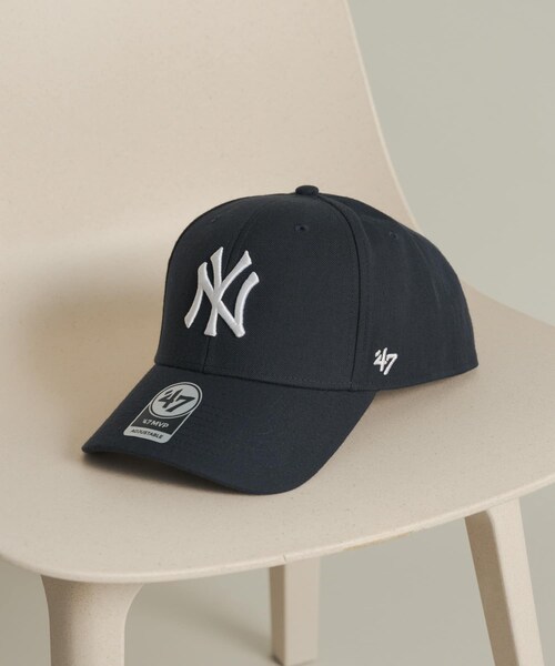 SENSE OF PLACE by URBAN RESEARCH（センスオブプレイスバイアーバンリサーチ）の「FORTY SEVEN　47 MVP S.B Collection NY（キャップ・メンズ・BLACK/NAVY/BROWN・one）」の4枚目の写真