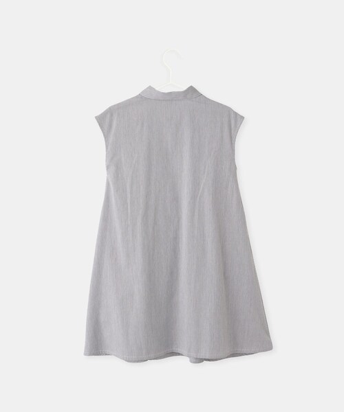 ROPE' PICNIC(ロペピクニック)の「【KIDS/キッズ】コードレーンシャツワンピース(シャツワンピース・キッズ・ブラック系/サックス・120/130/140/150)」の11枚目の写真