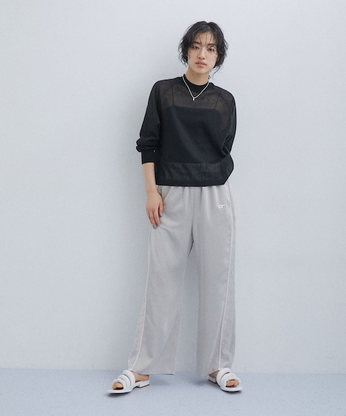 ADAM ET ROPE'（アダムエロペ）の「【定番人気】ベアキャミソール（キャミソール・レディース・ブラック/ホワイト・F）」の5枚目の写真