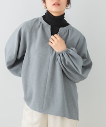 F by ROSSO　イージーケアバルーンスリーブブラウス