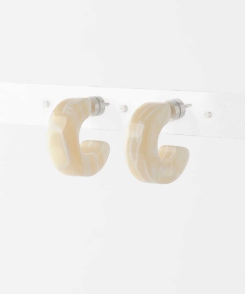 URBAN RESEARCH DOORS（アーバンリサーチドアーズ）の「MACHETE 　 Muse Hoop（ピアス（両耳用）・レディース・Prism/Cognac/Ivory・one）」の3枚目の写真