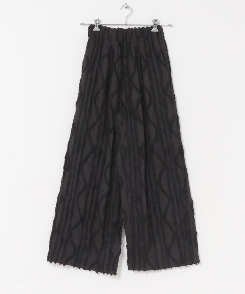 URBAN RESEARCH DOORS(アーバンリサーチドアーズ)の「ARCHI FUZZ JQ WIDE PANTS(その他パンツ・レディース・MIX/BLACK・S)」の10枚目の写真