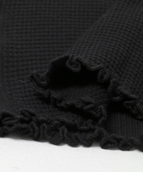 URBAN RESEARCH（アーバンリサーチ）の「V::ROOM　WAFFLE RIB COMBO TANKTOP（タンクトップ・レディース・BLACK/NATURAL・2/4）」の11枚目の写真