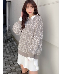 GYDA | GYDA PATTERN ニット トップス(ニット/セーター)