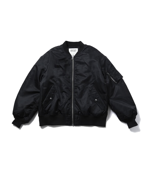 ADAM ET ROPE'（アダムエロペ）の「【ANOTHER OFFICE/アナザーオフィス】NEO MA-1 JACKET（MA-1・メンズ・ブラック/オリーブ・2/3）」の2枚目の写真