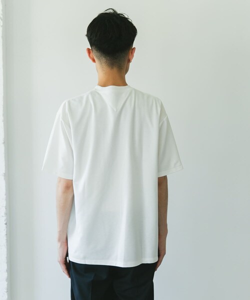 URBAN RESEARCH DOORS（アーバンリサーチドアーズ）の「『Sサイズ/WEB限定』ポンチポケットショートスリーブTシャツ（Tシャツ/カットソー・メンズ・NAVY/WHITE/L.GRAY/L.PINK/INK BLACK・S/M/L/XL）」の20枚目の写真