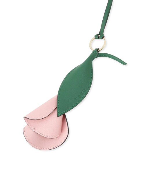 ROPE'(ロペ)の「【teau・牛革】panier pansy ring charm(キー/バッグチャーム・ネックレス)(チャーム・レディース・ブラック/グレー/キャメル/ピンク/イエロー・F)」の18枚目の写真