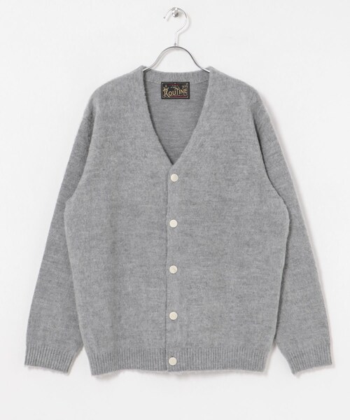 URBAN RESEARCH(アーバンリサーチ)の「『別注』ROUTINE×URBAN RESEARCH 起毛カーディガン(カーディガン/ボレロ・レディース・RED/D NAVY/L GRAY/L BLUE/BEIGE・FREE)」の14枚目の写真