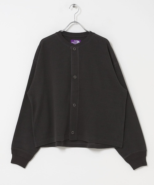 EKAL(エカル)の「THE NORTH FACE PURPLE LABEL Field Snap Cardigan(カーディガン/ボレロ・レディース・CHACOAL/MIX GRAY・S/M)」の1枚目の写真