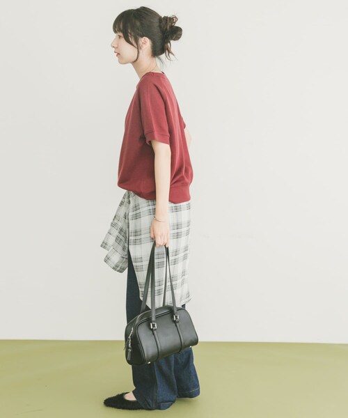 ITEMS URBANRESEARCH(アイテムズ アーバンリサーチ)の「ラメハンソデスウェットプルオーバー(スウェット・レディース・GRY/NVY/CHERRY・FREE)」の22枚目の写真