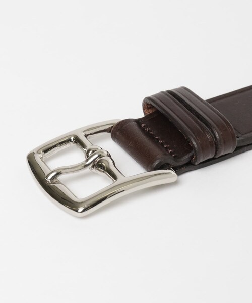 URBAN RESEARCH（アーバンリサーチ）の「Scye　Leather New Basic Belt（ベルト・メンズ・クロ/ダークブラウン・M）」の9枚目の写真