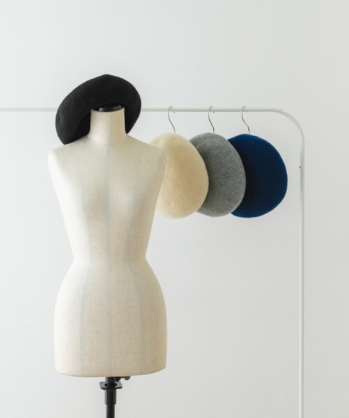 RODE SKO（ロデスコ）の「バスクベレー帽（ハンチング/ベレー帽・レディース・ROYAL/IVORY/L.GRAY/BLACK・one）」の15枚目の写真