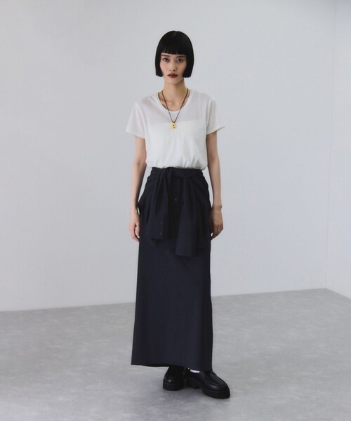 ADAM ET ROPE'(アダムエロペ)の「【サステナブル】ラウンドローファークロッグ(ローファー・レディース・ブラック/ダークブラウン・36.0/37.0/38.0)」の10枚目の写真