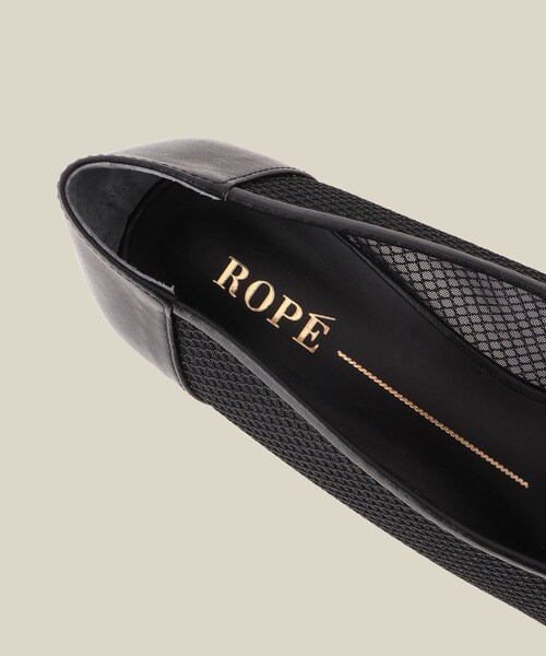 ROPE'（ロペ）の「シアーメッシュパンプス（パンプス・レディース・ブラック/シルバー・36/36.5/37/37.5）」の9枚目の写真