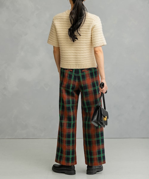 URBAN RESEARCH ROSSO（アーバンリサーチロッソ）の「ツイードストレートパンツ（その他パンツ・レディース・IVORY/NAVY×BRN・36/38）」の20枚目の写真