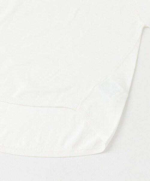 URBAN RESEARCH ROSSO（アーバンリサーチロッソ）の「ウォッシャブルシルク混ドルマンニット（ニット/セーター・レディース・ORANGE/OFF WHITE/L.MINT・FREE）」の12枚目の写真