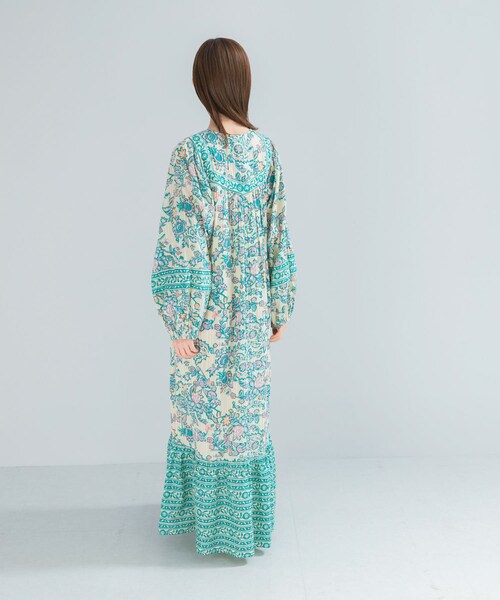 URBAN RESEARCH ROSSO（アーバンリサーチロッソ）の「sara mallika　PAISLEY FLOWER PRINT DRESS（ワンピース・レディース・BLACK/GREEN・S/M）」の17枚目の写真