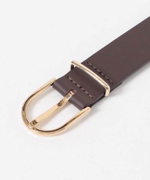URBAN RESEARCH ROSSO（アーバンリサーチロッソ）の「LEFIJE　Tresor BELT（ベルト・レディース・Black/DkBrown・80）」の8枚目の写真