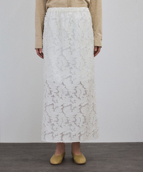 ADAM ET ROPE'（アダムエロペ）の「エルブジャガードスリットナロースカート（スカート・レディース・ブラック/ホワイト/ブラウン/イエロー・F）」の20枚目の写真