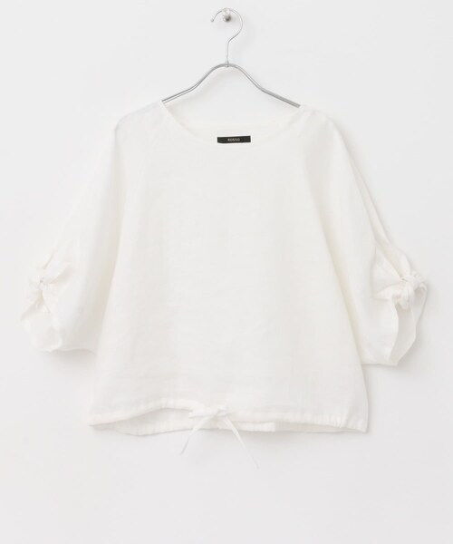 URBAN RESEARCH ROSSO（アーバンリサーチロッソ）の「リボンスリーブプルオーバー（シャツ/ブラウス・レディース・L/MINT/SHELL WT/PINK/D/NAVY・FREE）」の14枚目の写真