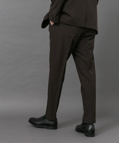URBAN RESEARCH DOORS（アーバンリサーチドアーズ）の「LIFE STYLE TAILOR　4WAYストレッチメランジパンツ（スラックス・メンズ・NAVY/BROWN/SAGE KHAKI・S/M/L/XL）」の9枚目の写真