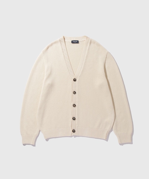 ADAM ET ROPE'(アダムエロペ)の「【ROYAL MER for WILD LIFE TAILOR】EX EVAN(カーディガン/ボレロ・メンズ・キナリ/ネイビー・L/M)」の2枚目の写真