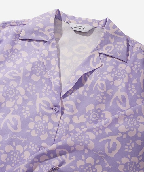 Saturdays NYC（サタデーズ ニューヨークシティ ）の「CRYS PRINTED SHEER L/S SHIRT（シャツ/ブラウス・レディース・ブラック・L）」の12枚目の写真