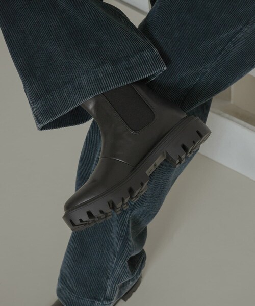 SENSE OF PLACE by URBAN RESEARCH（センスオブプレイスバイアーバンリサーチ）の「トラックソールサイドゴアブーツ（ブーツ・メンズ・BLACK・26/27/28）」の3枚目の写真
