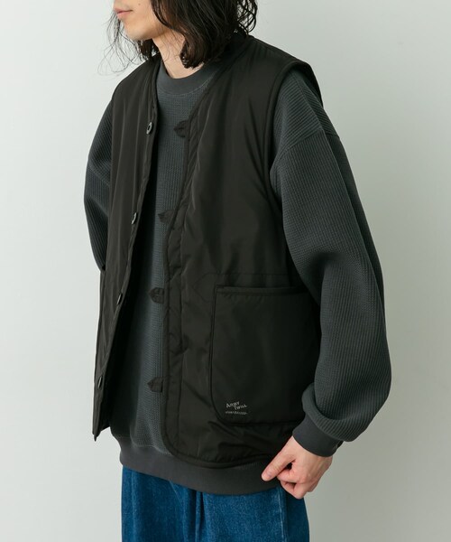 URBAN RESEARCH Sonny Label（アーバンリサーチサニーレーベル）の「ARMY TWILL　Weather Reversible Vest（ベスト・メンズ・GRAY/BLACK/KHAKI・M/L）」の5枚目の写真