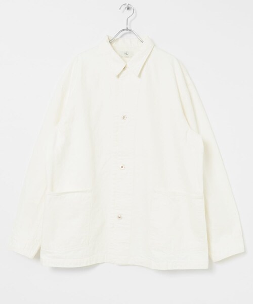 URBAN RESEARCH（アーバンリサーチ）の「HERILL　Nepdenim coveralljacket（カバーオール・メンズ・VT Worn/White・2/3）」の8枚目の写真