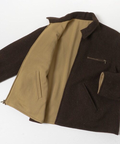 URBAN RESEARCH(アーバンリサーチ)の「A PRESSE Vintage Wool Cashmere Corduroy Sports Jacket(ブルゾン・メンズ・BROWN・2/3)」の6枚目の写真
