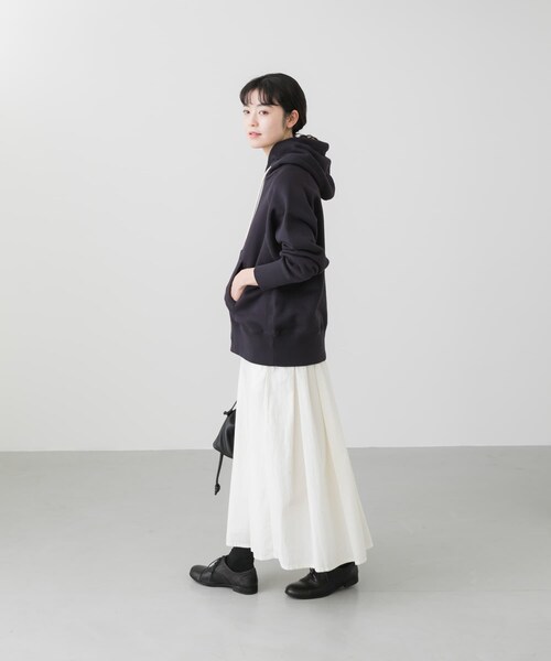 かぐれ（カグレ）の「スウェットフーデットプルオーバー（パーカー・レディース・CORAL/BUTTER/NAVY・FREE）」の15枚目の写真