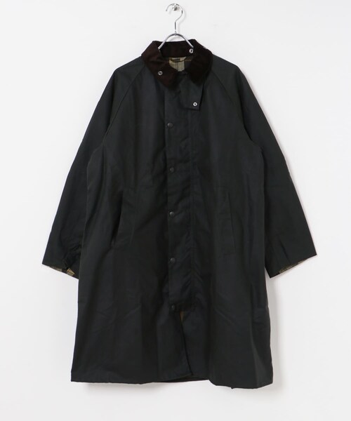 URBAN RESEARCH（アーバンリサーチ）の「Barbour　MODIFIED EXMOOR JACKET（ステンカラーコート・メンズ・BLACK/SAGE・36/38/40）」の11枚目の写真