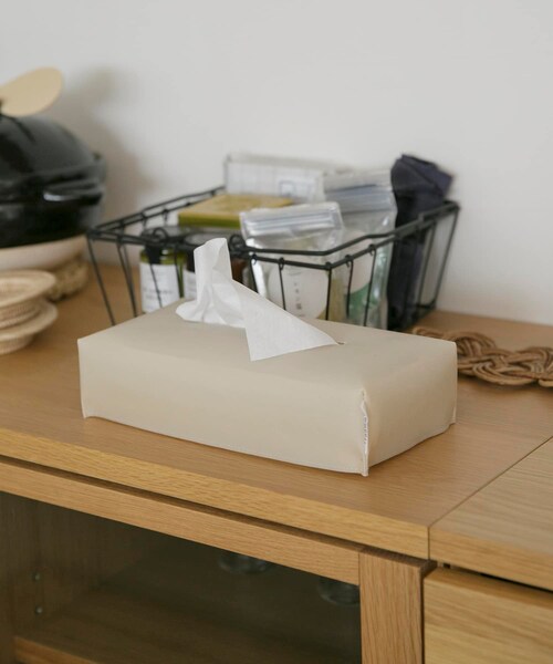 URBAN RESEARCH DOORS(アーバンリサーチドアーズ)の「『一部WEB限定カラー』commpost TISSUE BOX(その他雑貨・メンズ・Wine/Brown/Black/Natural/Navy/Green・one)」の8枚目の写真