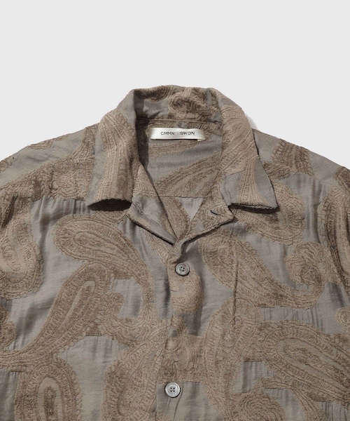 ADAM ET ROPE'(アダムエロペ)の「【CMMN SWDN/コモン スウェーデン】Paisley SHIRTS(シャツ/ブラウス・メンズ・チャコール・44/46)」の5枚目の写真