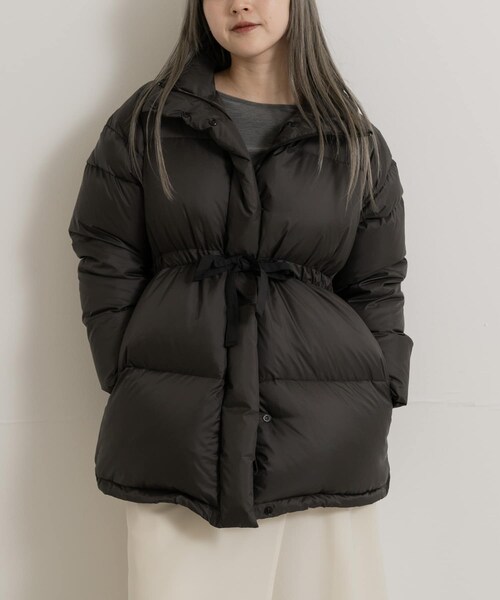 THE GOODLAND MARKET（ザグッドランドマーケット）の「KWD　MIDDLE DOWN JACKET（その他アウター・レディース・Black/White/Beige・FREE）」の2枚目の写真