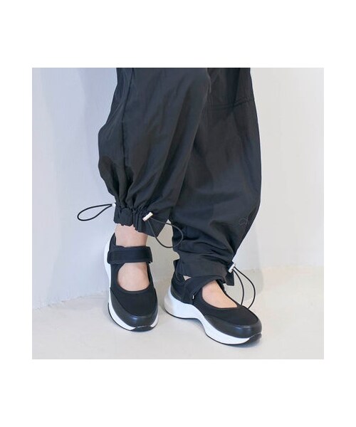 noyau（ノヤウ）の「ノヤウ noyau 【軽量】ベルクロスニーカー （スニーカー・レディース・BL/GY/IV/BLC・S/22.5cm/M/23.5cm/L/24.5cm/LL/25cm）」の3枚目の写真