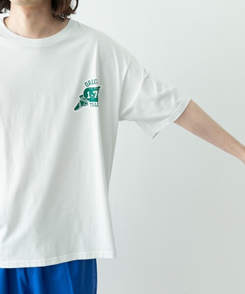 URBAN RESEARCH Sonny Label（アーバンリサーチサニーレーベル）の「NIKE　AS M NSW TEE XMAP（Tシャツ/カットソー・メンズ・WHITE/BLACK/BLUE・M/L）」の8枚目の写真