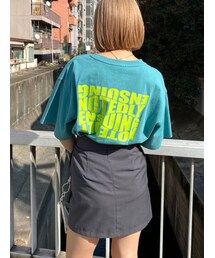 EMODA | バックプリントオーバーTシャツ(Tシャツ/カットソー)