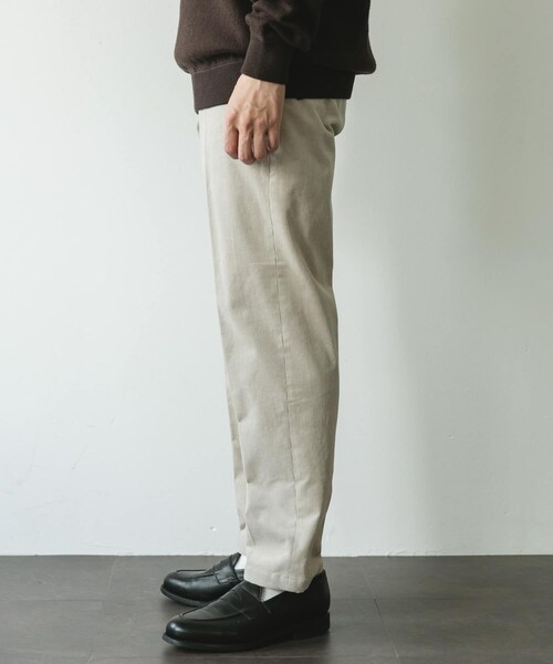 URBAN RESEARCH DOORS（アーバンリサーチドアーズ）の「『UR TECH』コーデュロイトラウザー（その他パンツ・メンズ・OFF/BROWN/CHARCOAL/NAVY・S/M/L/XL）」の15枚目の写真