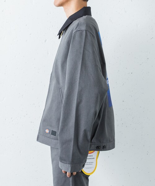URBAN RESEARCH(アーバンリサーチ)の「Dickies × semoh for URBAN RESEARCH EISENHOWER JACKET(ブルゾン・メンズ・BLACK/GREY・1/2/3)」の8枚目の写真